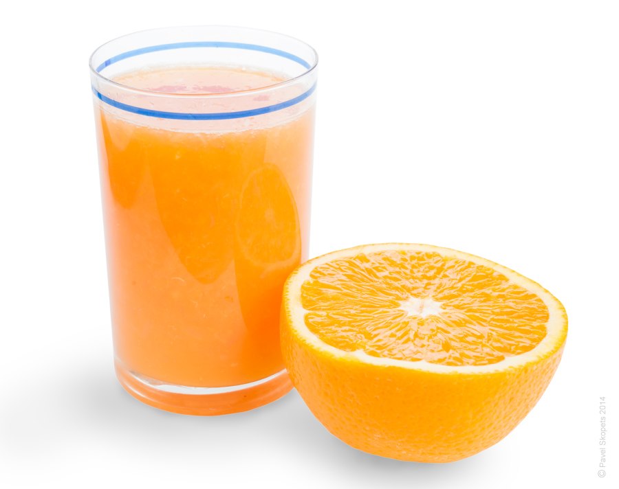 Orange Juice Isolated